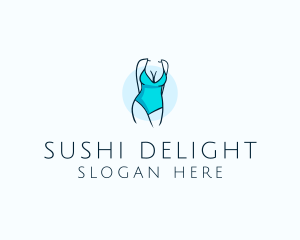 Sexy Bikini Swimsuit Body  logo design