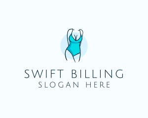 Sexy Bikini Swimsuit Body  logo design