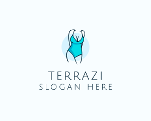 Sexy Bikini Swimsuit Body  logo design