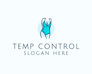 Sexy Bikini Swimsuit Body  logo design