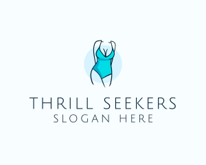 Sexy Bikini Swimsuit Body  logo design