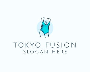 Sexy Bikini Swimsuit Body  logo design