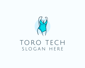 Sexy Bikini Swimsuit Body  logo design