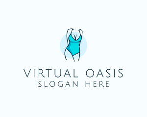 Sexy Bikini Swimsuit Body  logo design