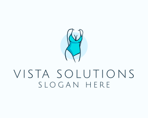 Sexy Bikini Swimsuit Body  logo design