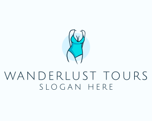 Sexy Bikini Swimsuit Body  logo design