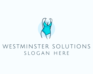 Sexy Bikini Swimsuit Body  logo design