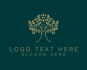 Human - Human Tree Wellness logo design