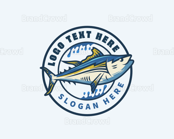 Tuna Fish Fishery Logo