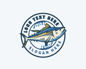 Fishing - Tuna Fish Fishery logo design
