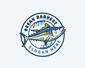 Fishery - Tuna Fish Fishery logo design