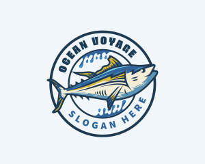 Tuna Fish Fishery logo design