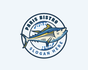 Tuna Fish Fishery logo design