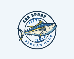 Tuna Fish Fishery logo design