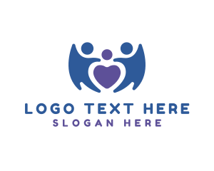 Parent - Family Heart Orphanage logo design