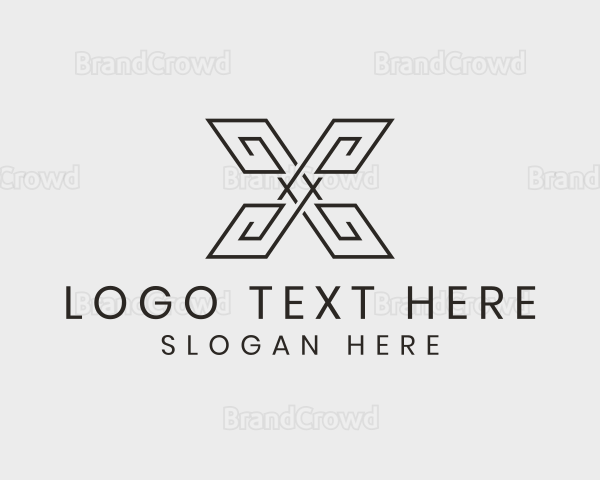 Maze Company Letter X Logo
