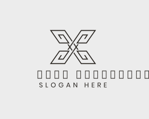 Maze Company Letter X logo design
