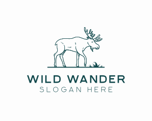 Wild Moose Sanctuary logo design