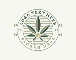 Plantation - Medicinal Cannabis Hemp logo design