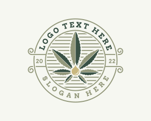 Herb - Medicinal Cannabis Hemp logo design