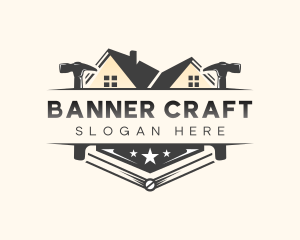 Hammer Construction Builder logo design