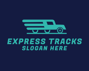 Express Delivery Truck  logo design