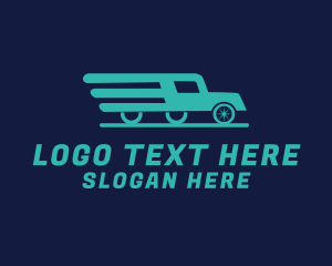 Trail - Express Delivery Truck logo design