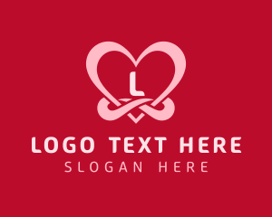 Social Worker - Pink Heart Charity logo design