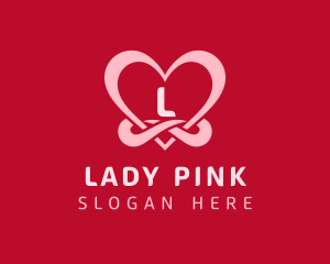 Pink Heart Charity logo design