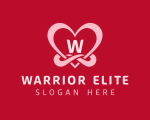 Social Welfare - Pink Heart Charity logo design