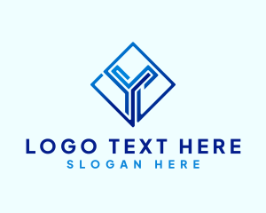 Digital Marketing - Modern Generic Diamond Letter Y logo design