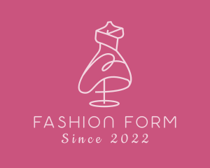 Fashion Dressmaker Mannequin logo design