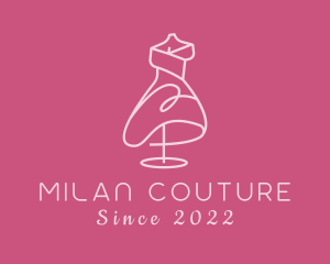 Fashion Dressmaker Mannequin logo design