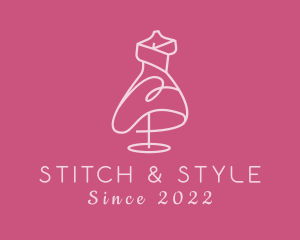 Fashion Dressmaker Mannequin logo design