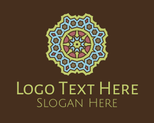 Ornamental Geometric Pattern  Logo