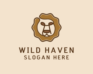 Wild Lion Mane logo design