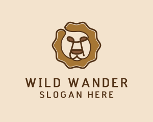 Wild Lion Mane logo design