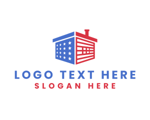 Patriotic - American Home Realty logo design