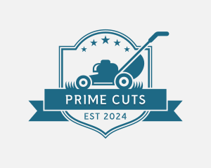 Garden Lawn Mowing logo design