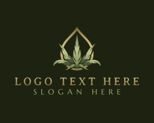 Plant - Premium Marijuana Cannabis logo design