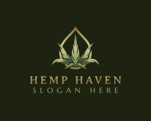 Premium Marijuana Cannabis logo design