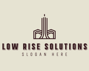 Realty High Rise Building logo design