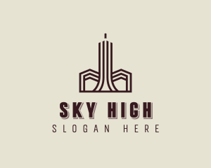 Realty High Rise Building logo design