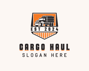 Logging Truck Delivery logo design