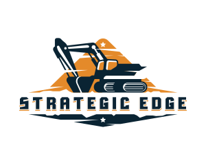 Digger - Excavator Mining Equipment logo design