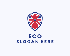 British Eagle Shield Logo