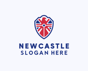 Sigil - British Eagle Shield logo design