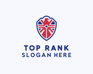 Ranking - British Eagle Shield logo design