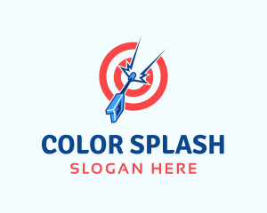 Pressure Wash Target Cleaning logo design