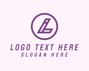 Real Estate - Modern Logistics Letter L logo design